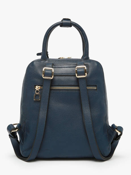Rugzak Tradition Leder Etrier Blauw tradition ETRAB37S ander zicht 4
